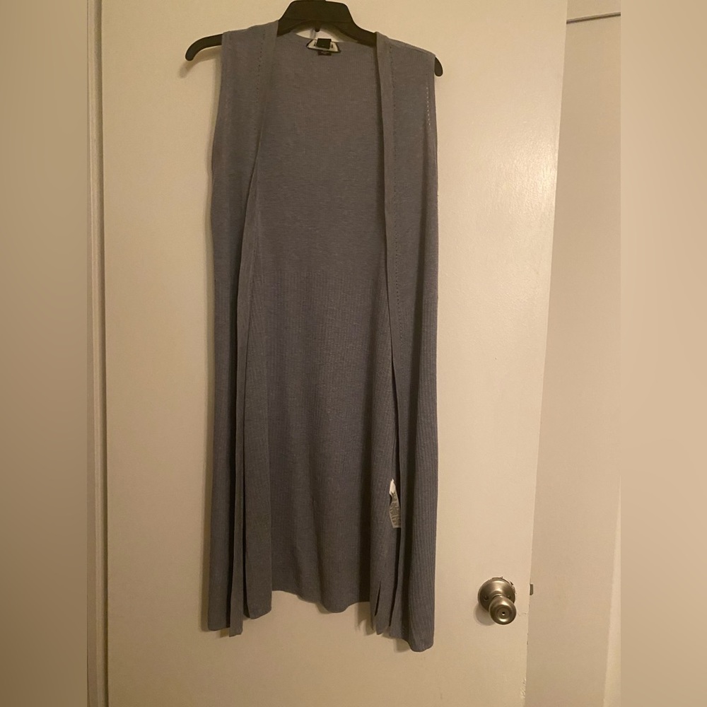 WH/BM long knit vest